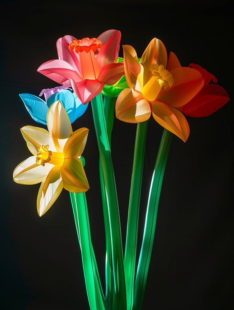 Bright Inflatable Flowers Daffodil 1
