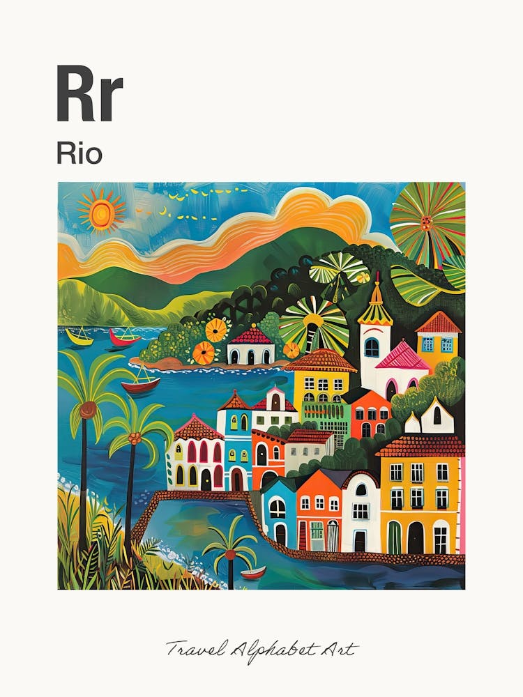 Kids Travel Alphabet  Rio 1