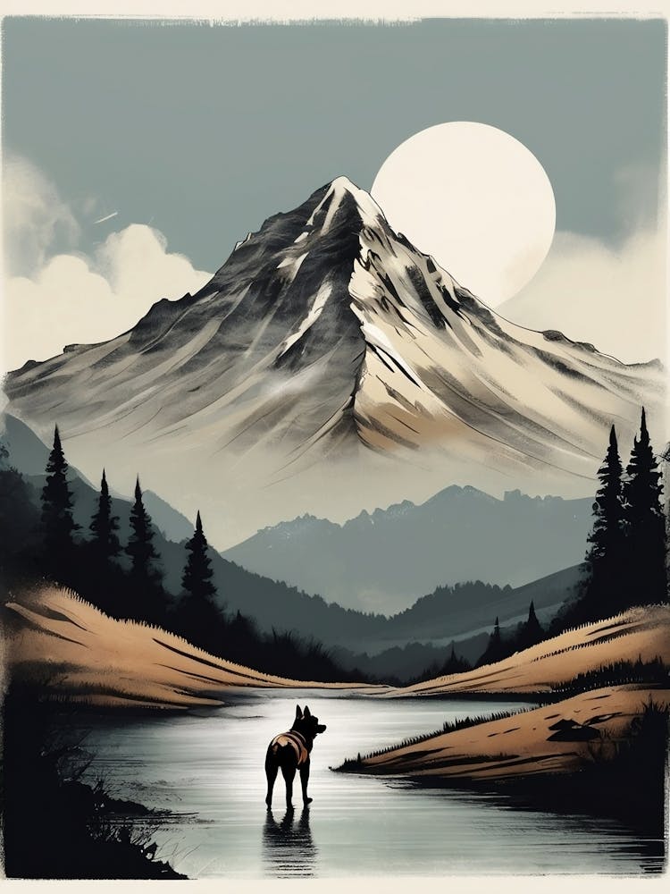 Wolf In The Mountains