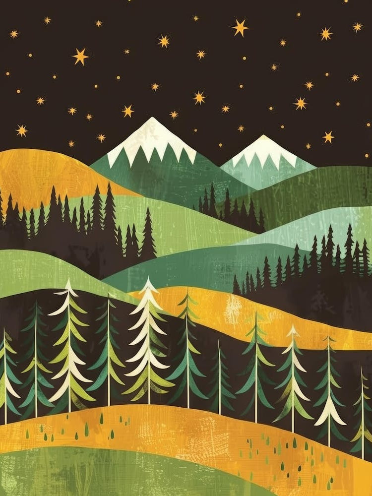 Starry Night Canvas Print