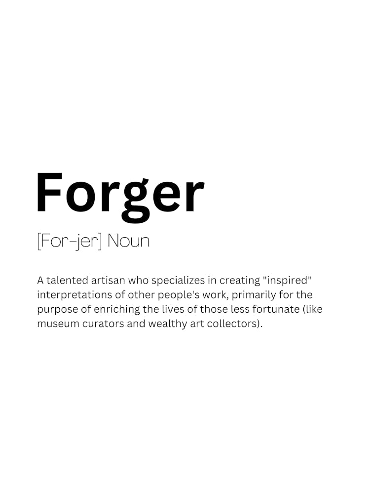 Forger Definition Meaning