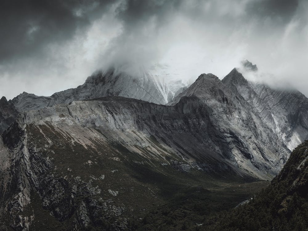 Stormy Mountain Sky