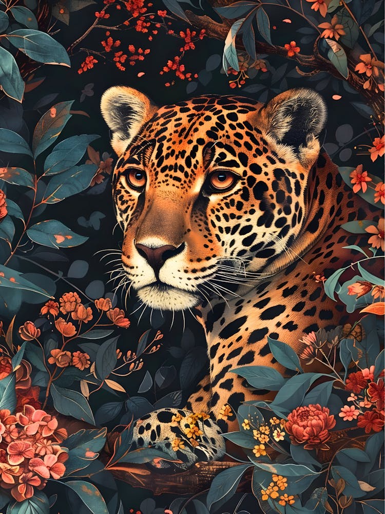 Leopard im Wald