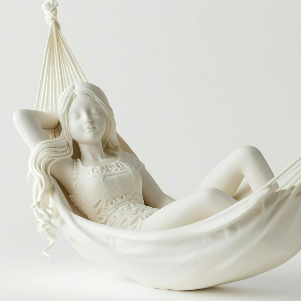 Girl In A Hammock