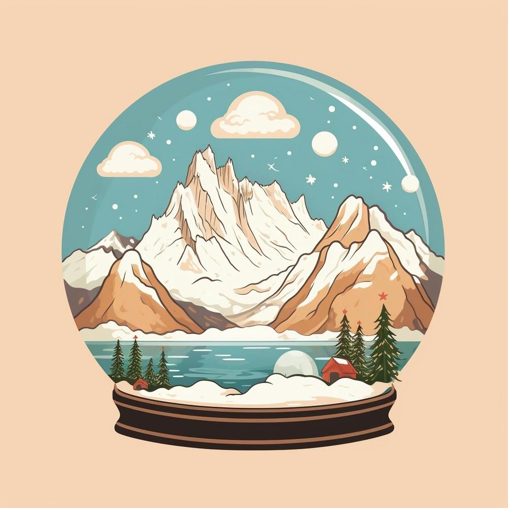 Patagonia Argentina 1 Snowglobe