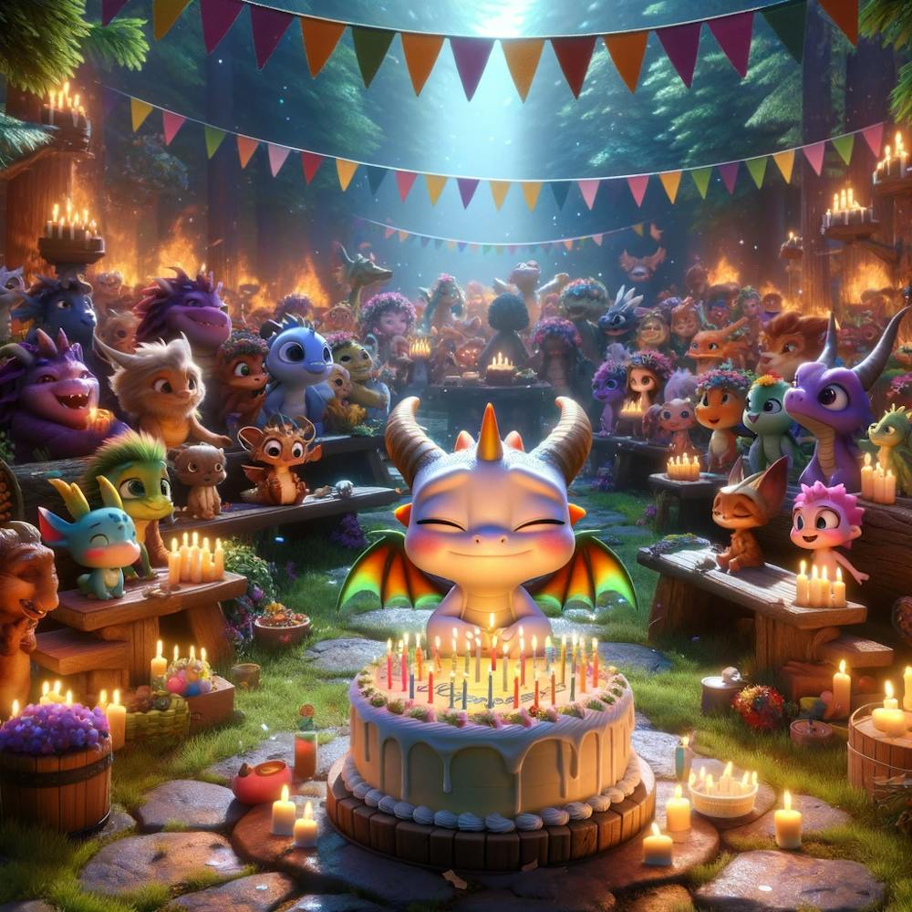 Kleine Drachenparty