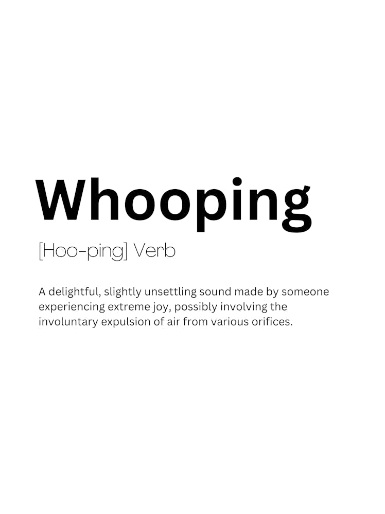Whooping Definition Meaning