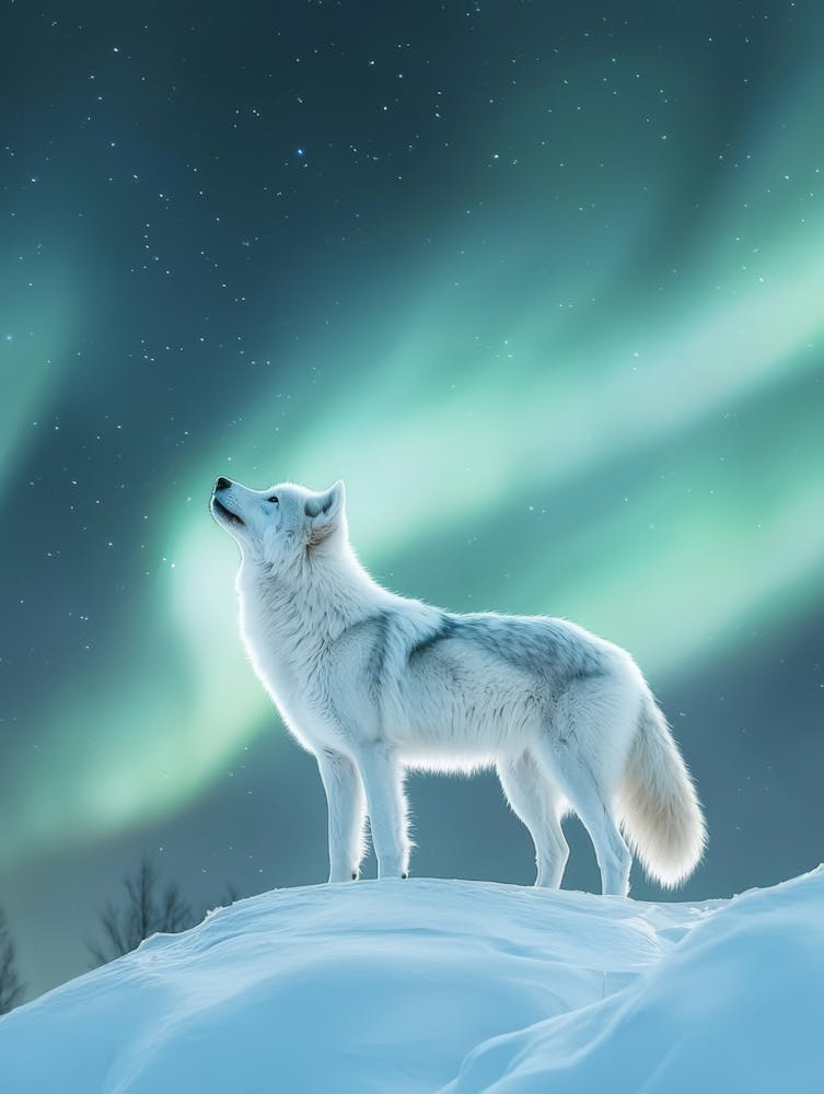 White Wolf. Generated with AI.