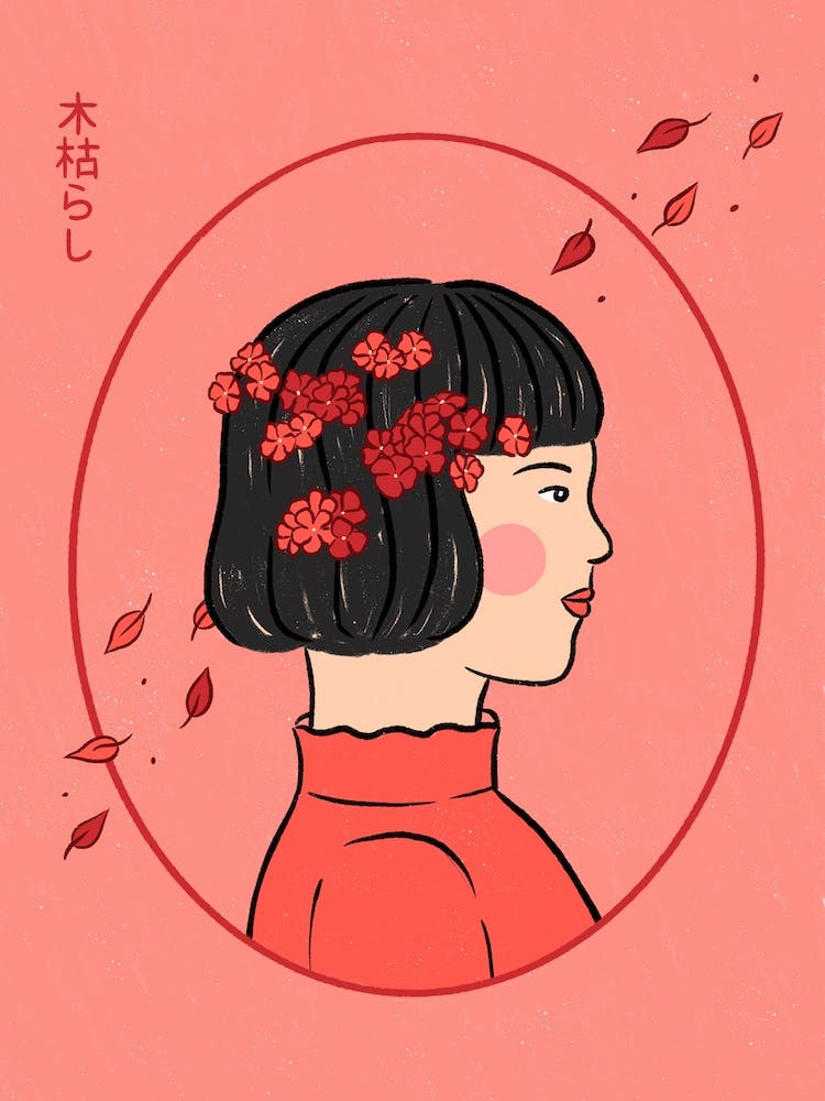 Kogarashi Japanese Girl
