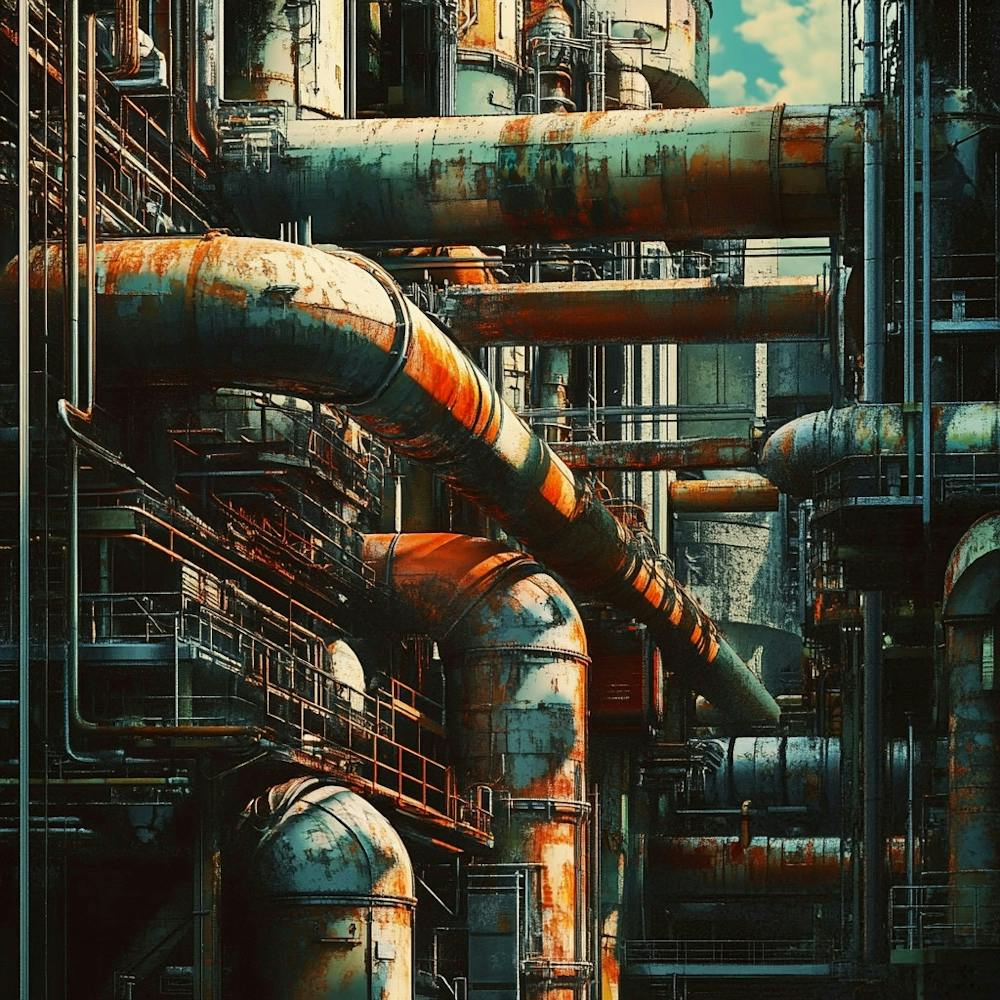 Industrielle Rohrleitungen