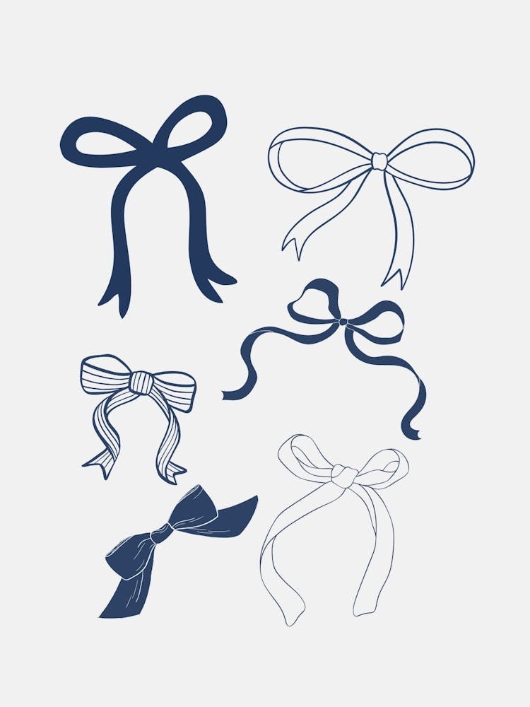 Navy Bows