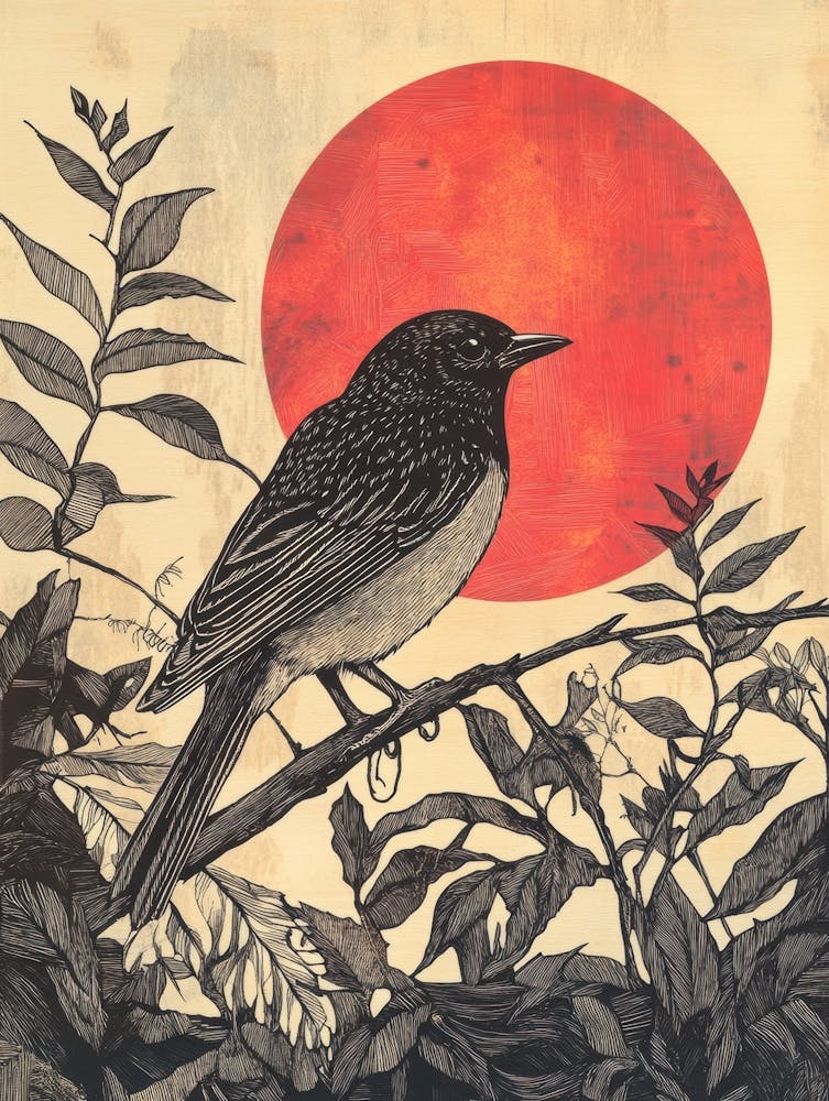 Bird On A Branch 2