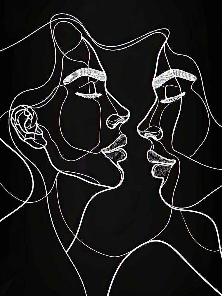 Minimalist Portraits Women Black And White 8