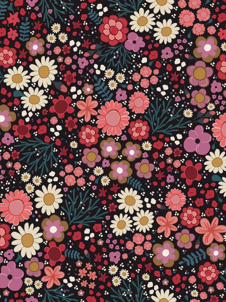 Simple Flowers Pattern