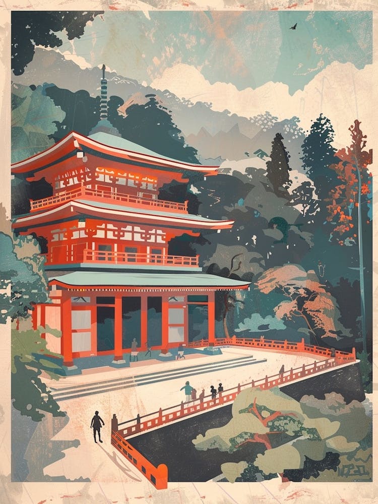 Tsurugaoka Hachimangu Shrine Mid Century Modern 1