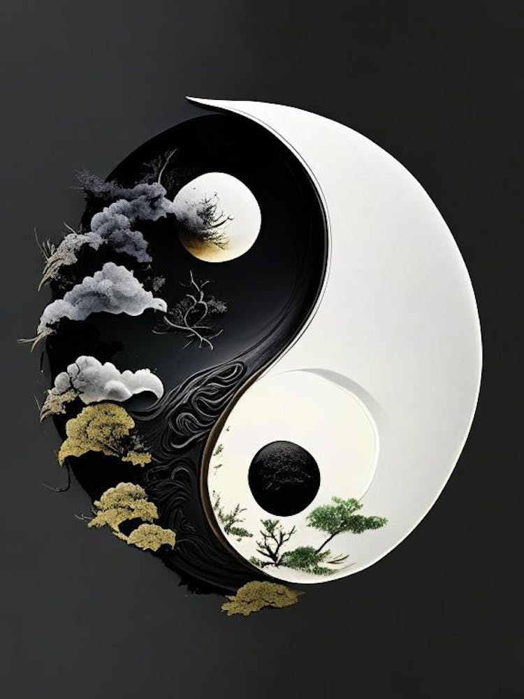 Repeat 7, Yin and Yang Illustration