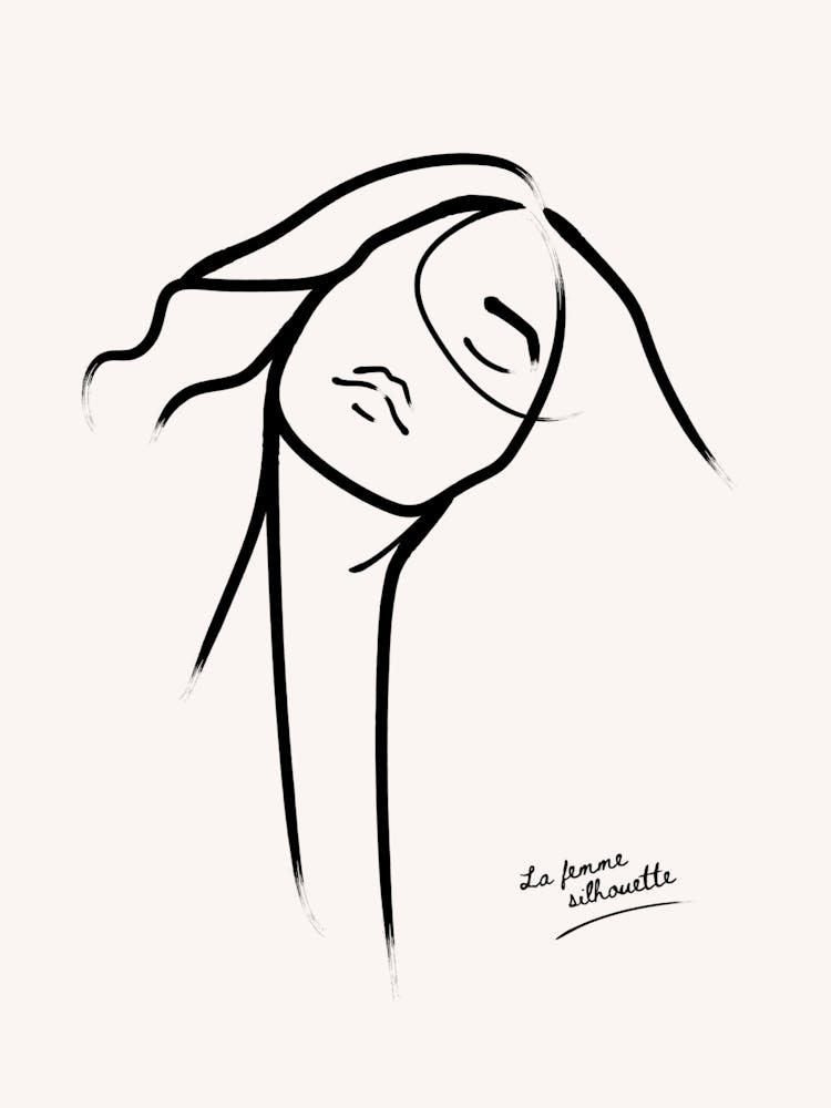 Woman With Her Eyes Closed