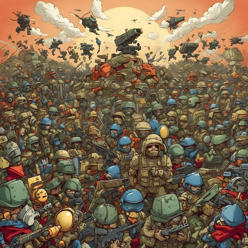 Swarm Of Soldiers