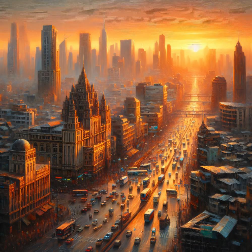 Sunset In The City