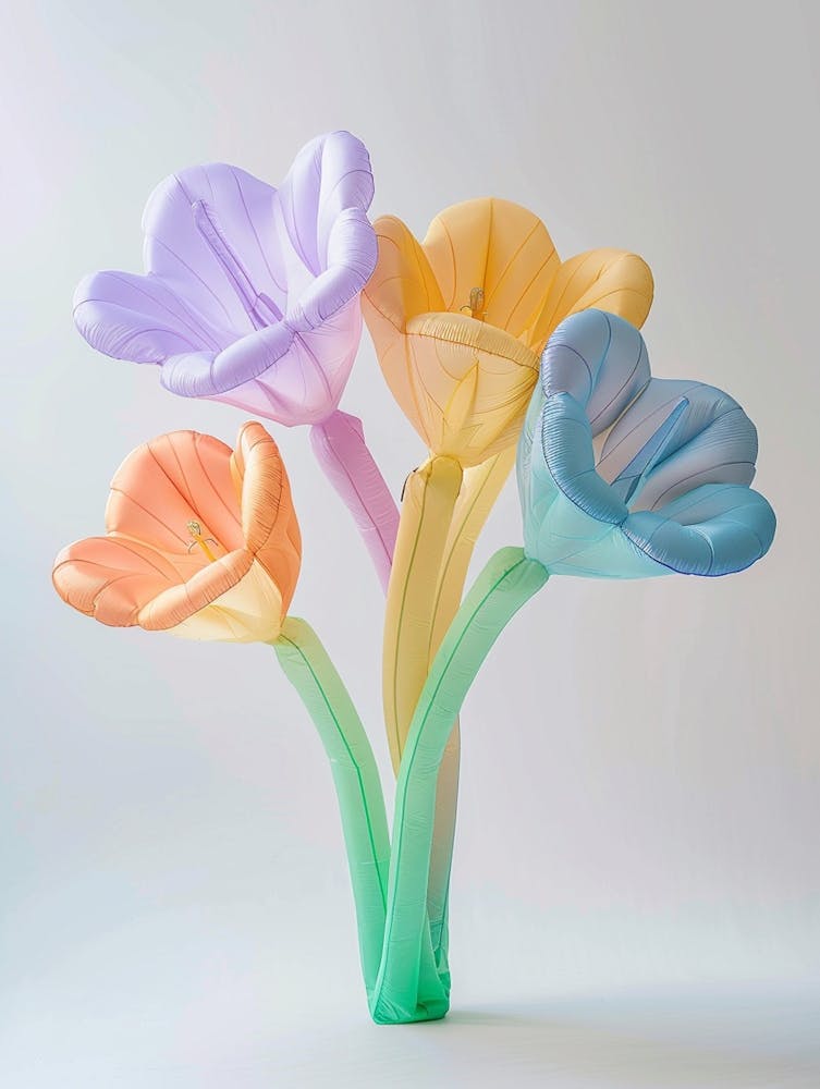 Dreamy Inflatable Flowers Flax Flower