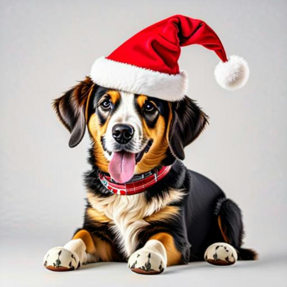 Santa Dog