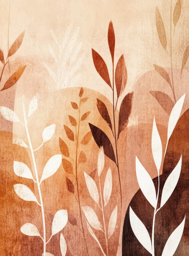 Abstract Leaves Canvas Print 17