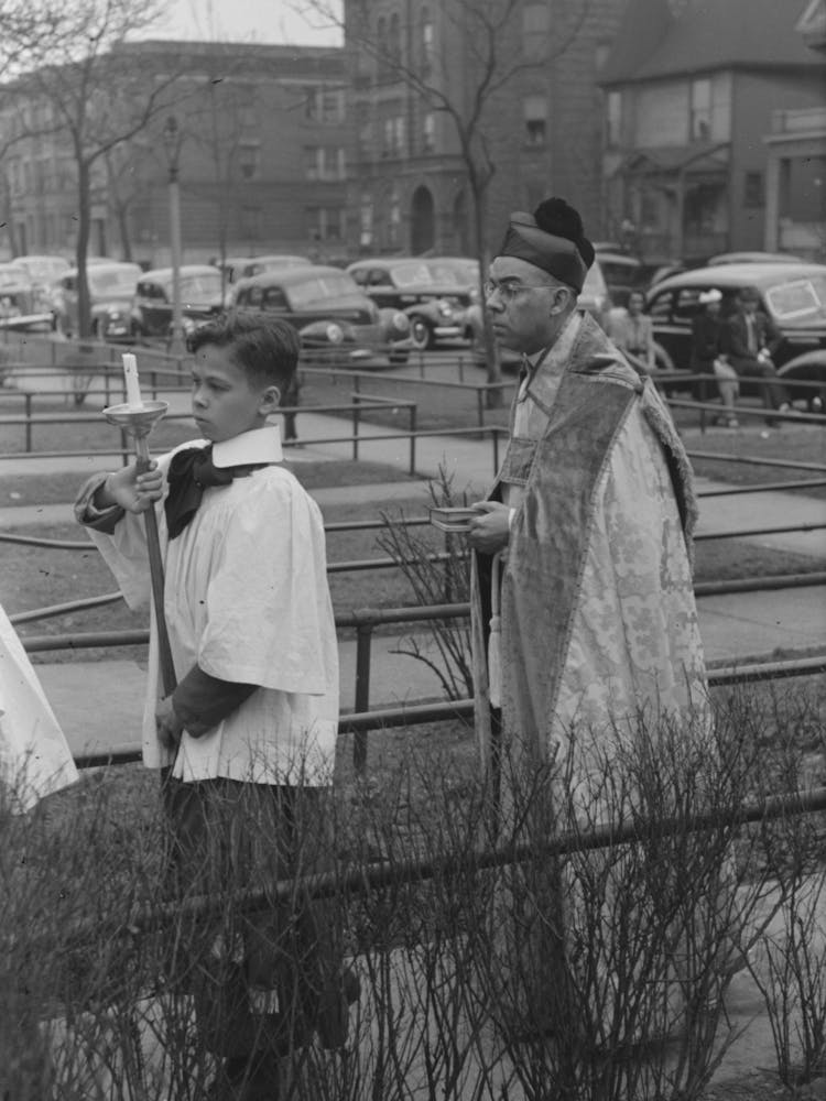 Religious Procession Of Episcopal Church, Chicago, Illinois By Russell Lee