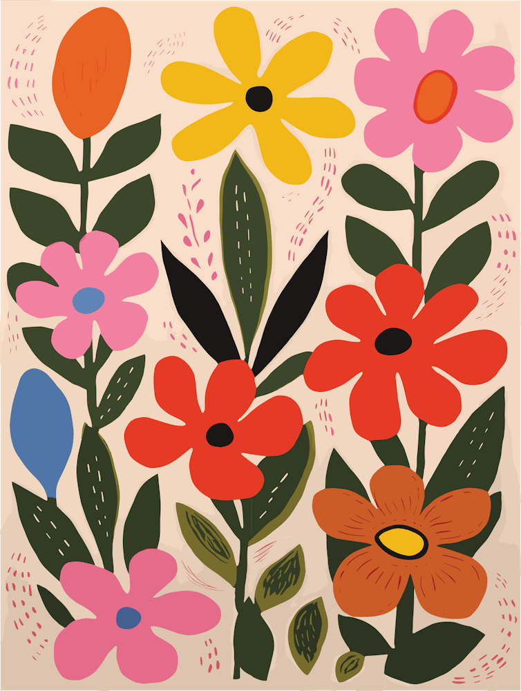 Fleurs Dans Le Jardin 5
