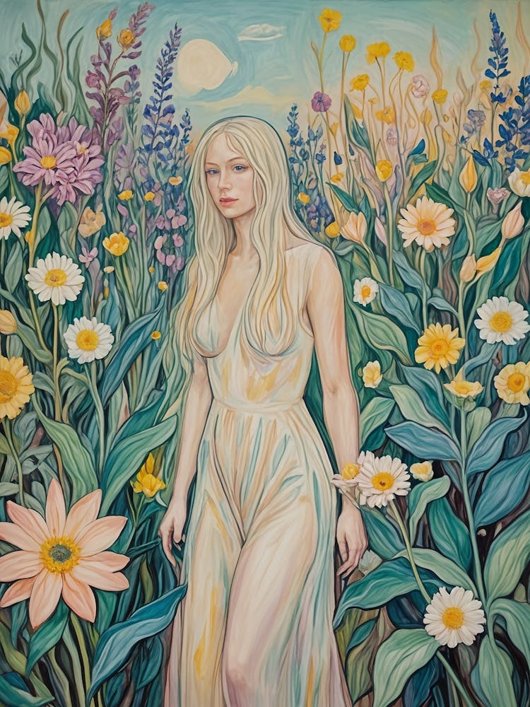 Girl In The Garden