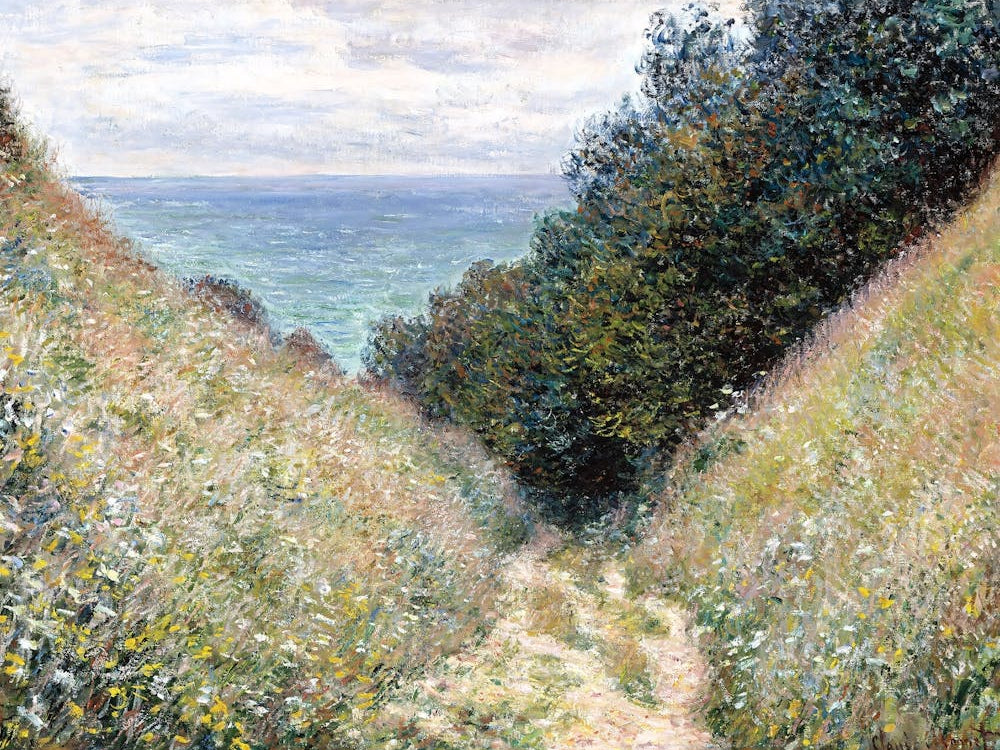 Claude Monet - Path To The Sea 1