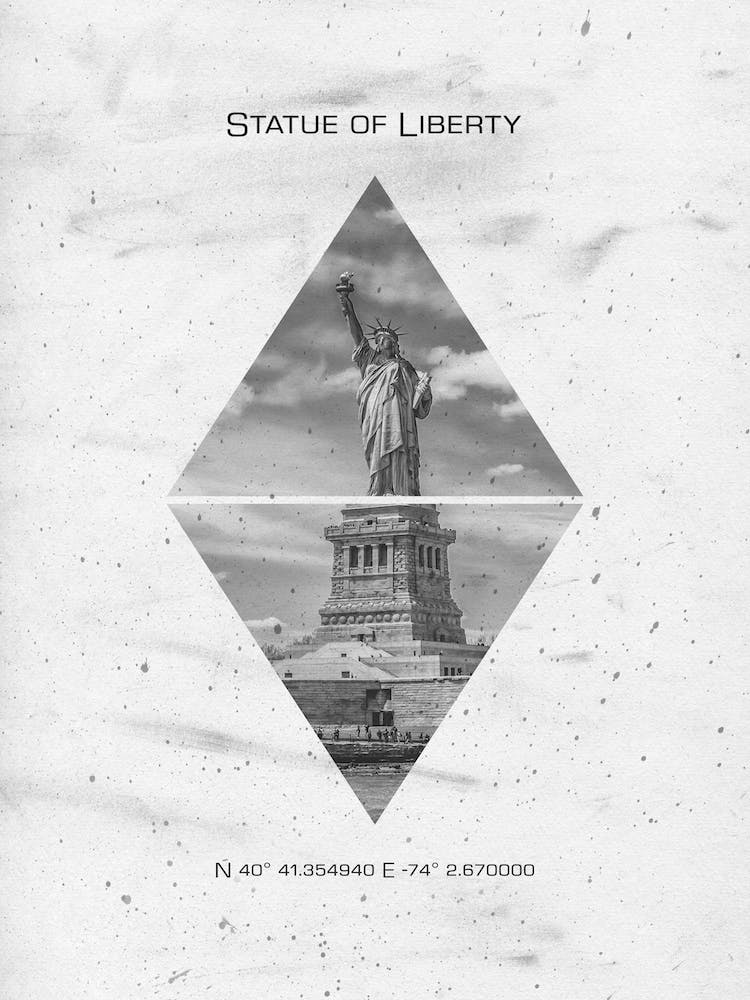 New York City Statue Of Liberty Coordinates