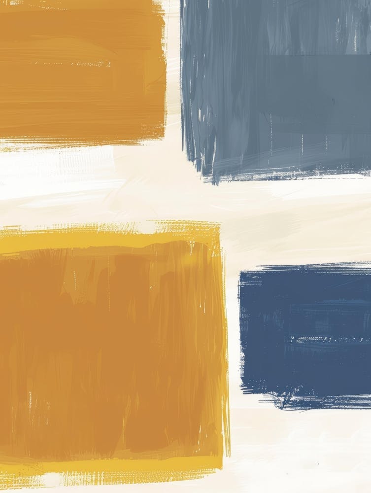 Yellow And Blue Canvas Print