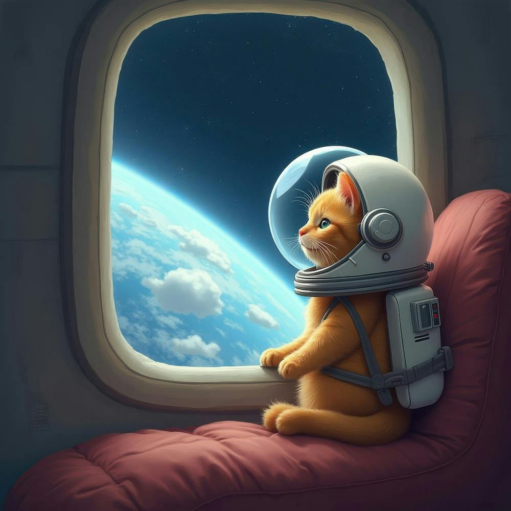 Astronaut Cat