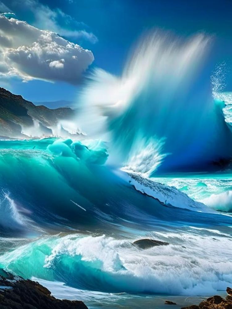 Crashing Waves Landscapes Waterscape Photography 2