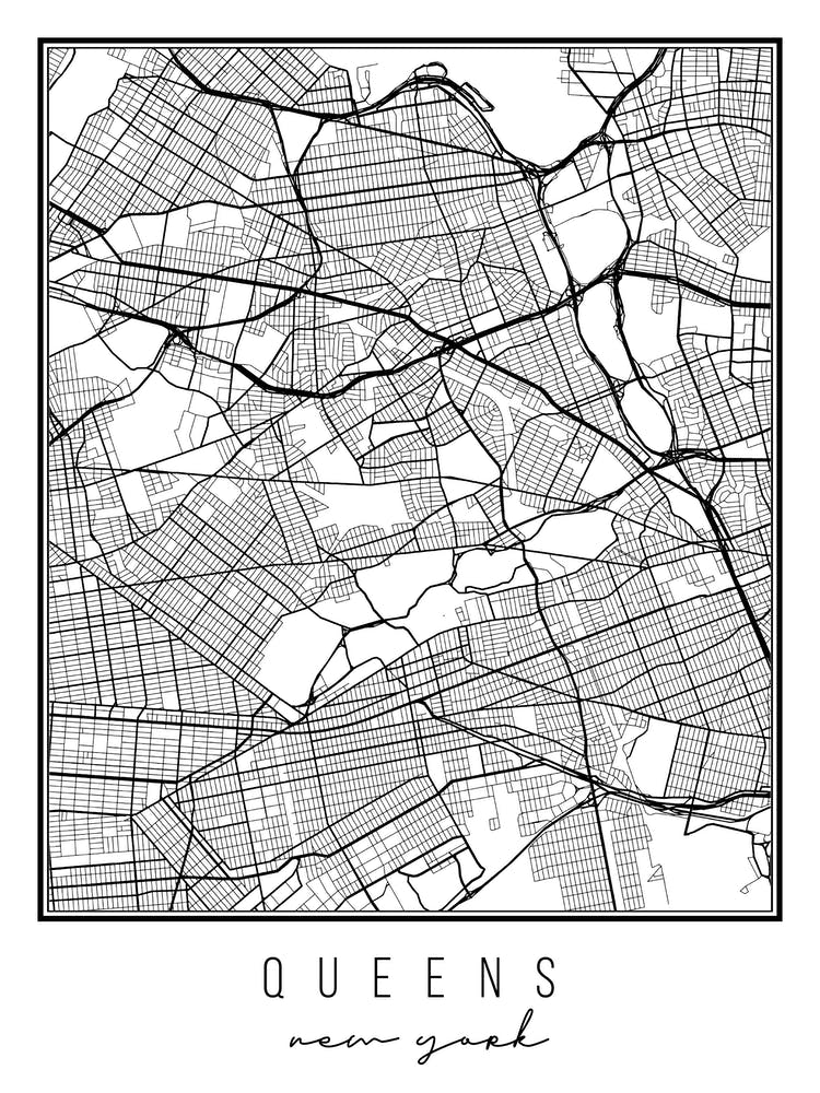 Queens New York Street Map