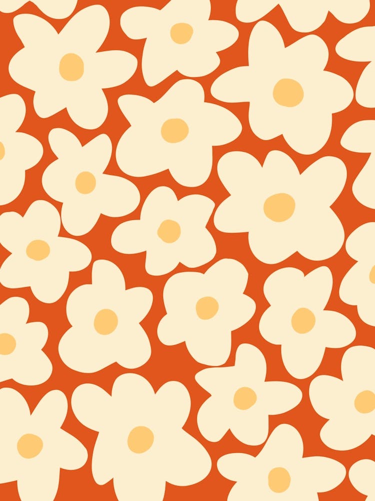 Daisies Orange