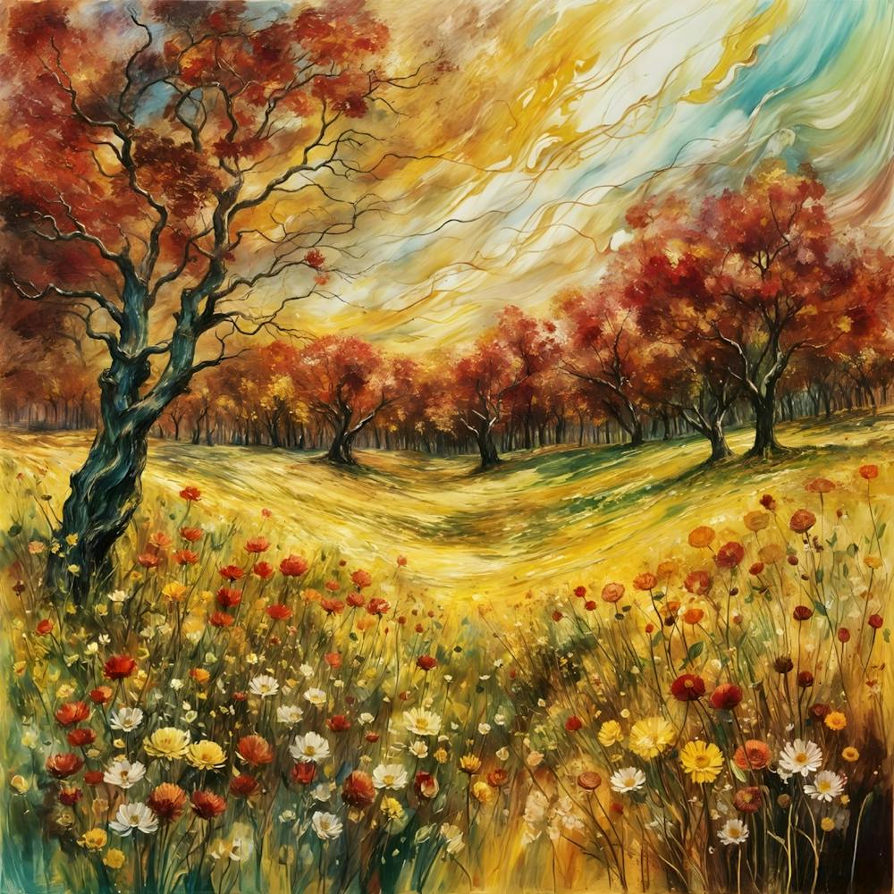 Autumn In The Orchard