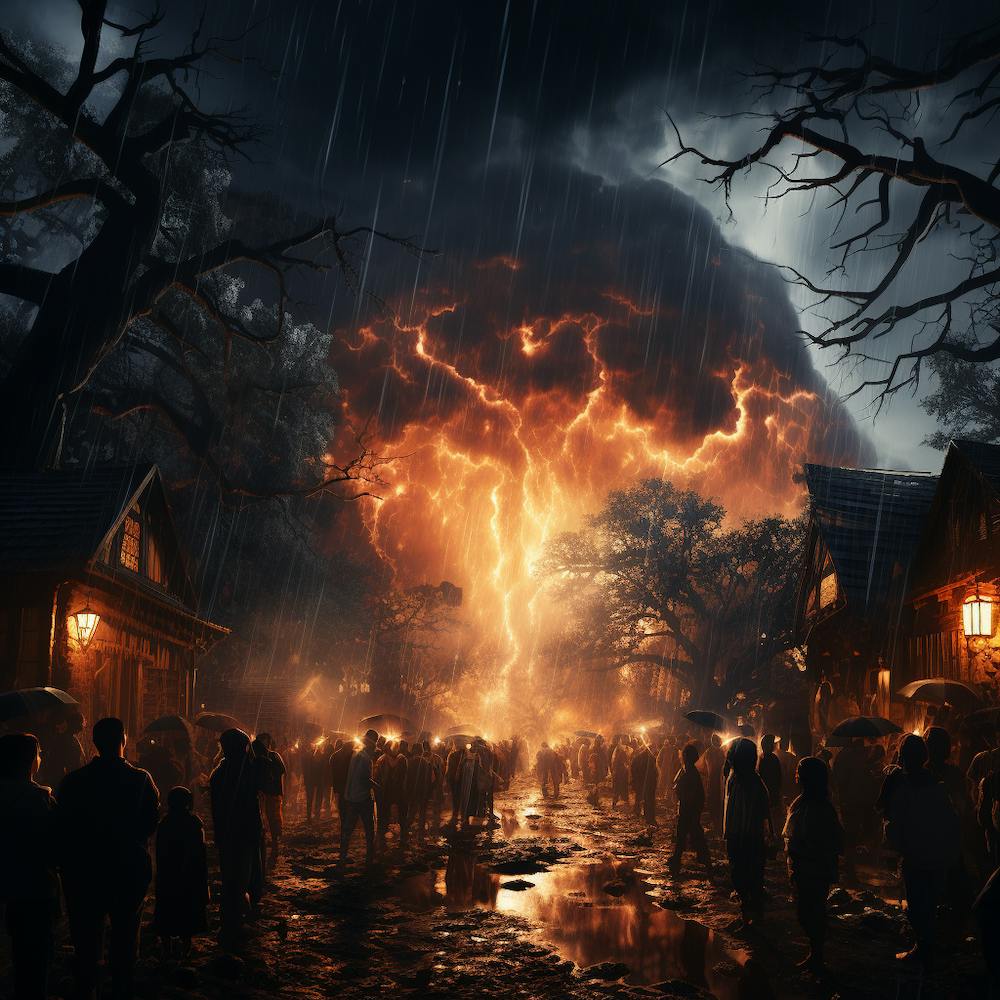 Rain Of Thunder Upon The Town