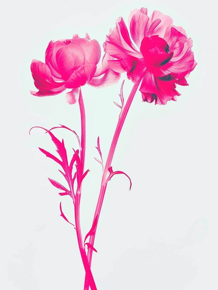 Hot Pink Everlasting Flower 1