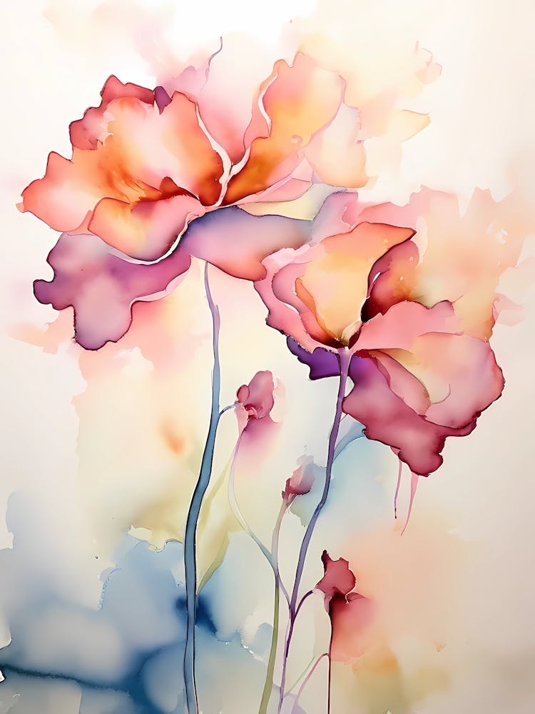 Watercolor Flowers 50