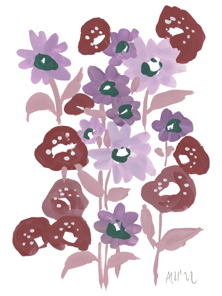 Purple Flowerbed