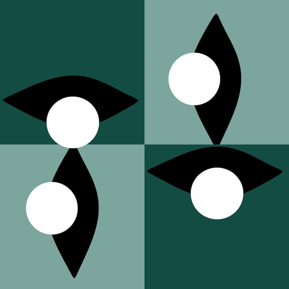 Green Checkered Eye