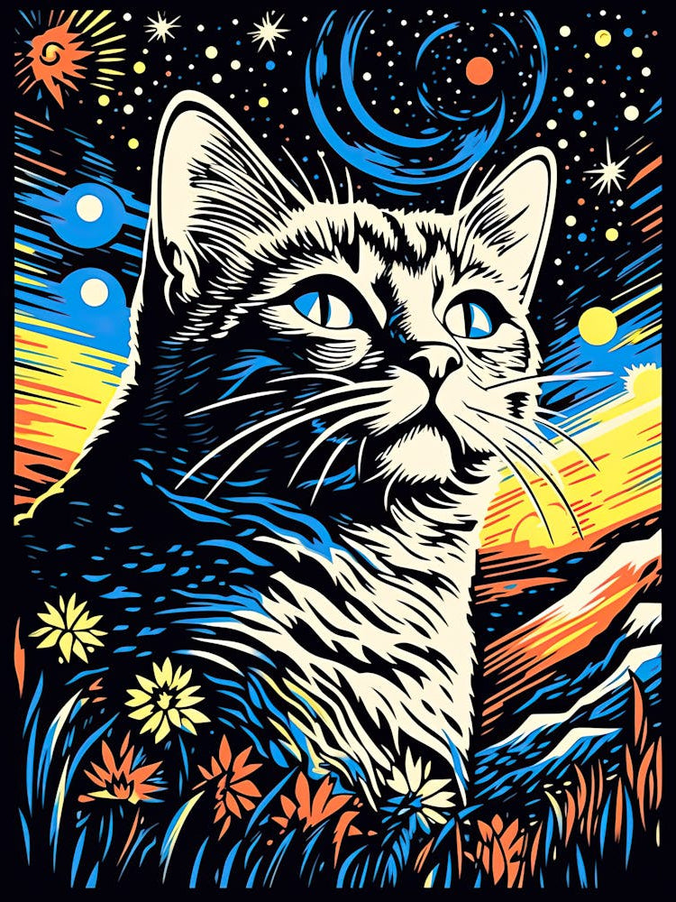 Quantum Purrmeter, Psychedelic Cats series