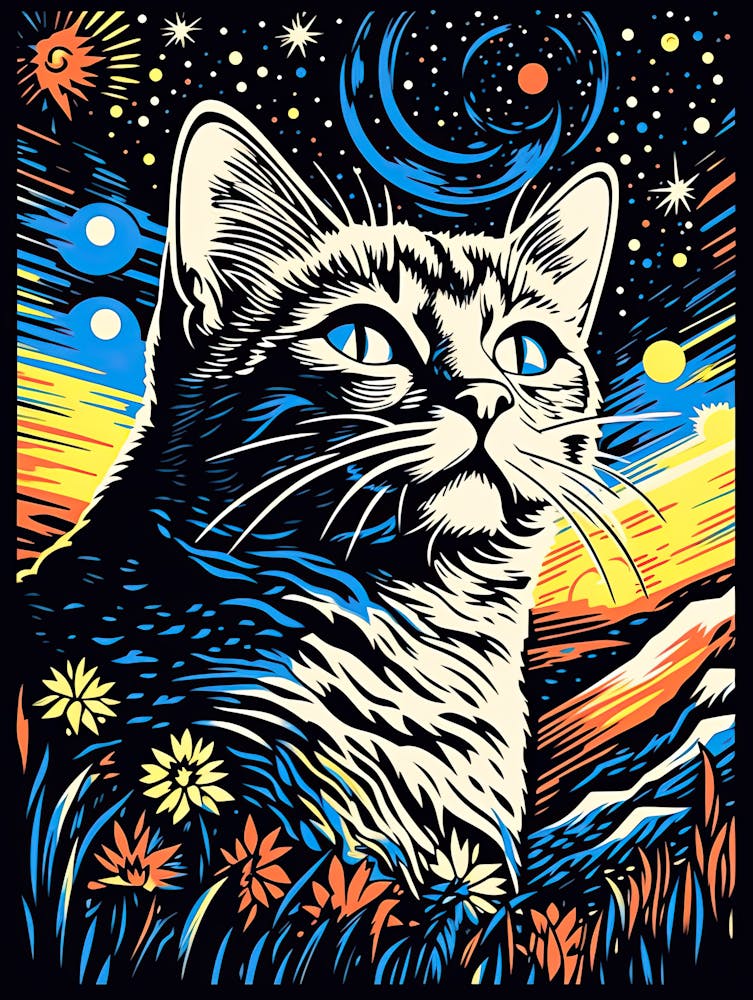 Quantum Purrmeter, Psychedelic Cats series