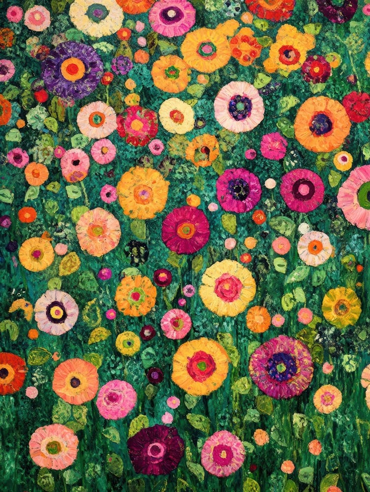 Garten Voller Bunter Blumen 6