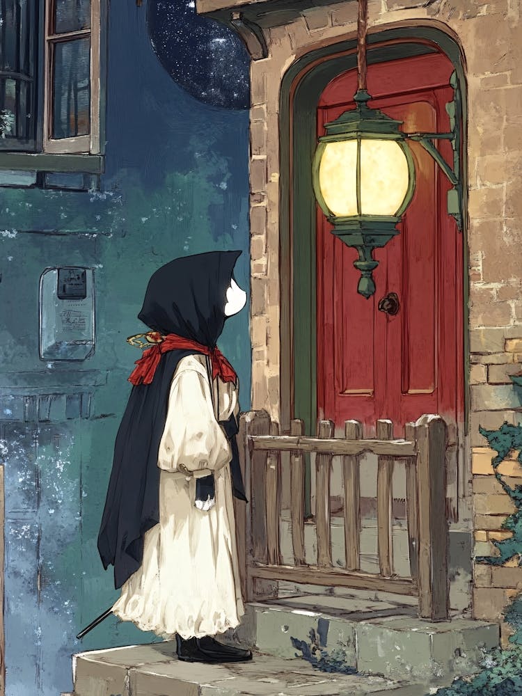 Girl In A Cloak