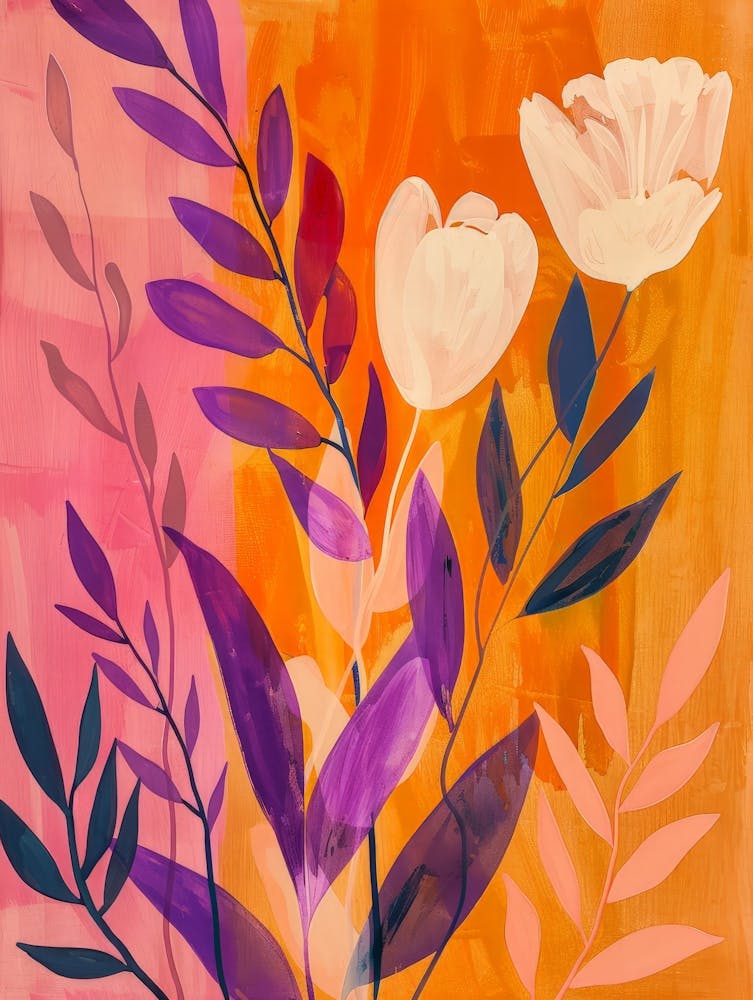 Abstract Flower Painting 10