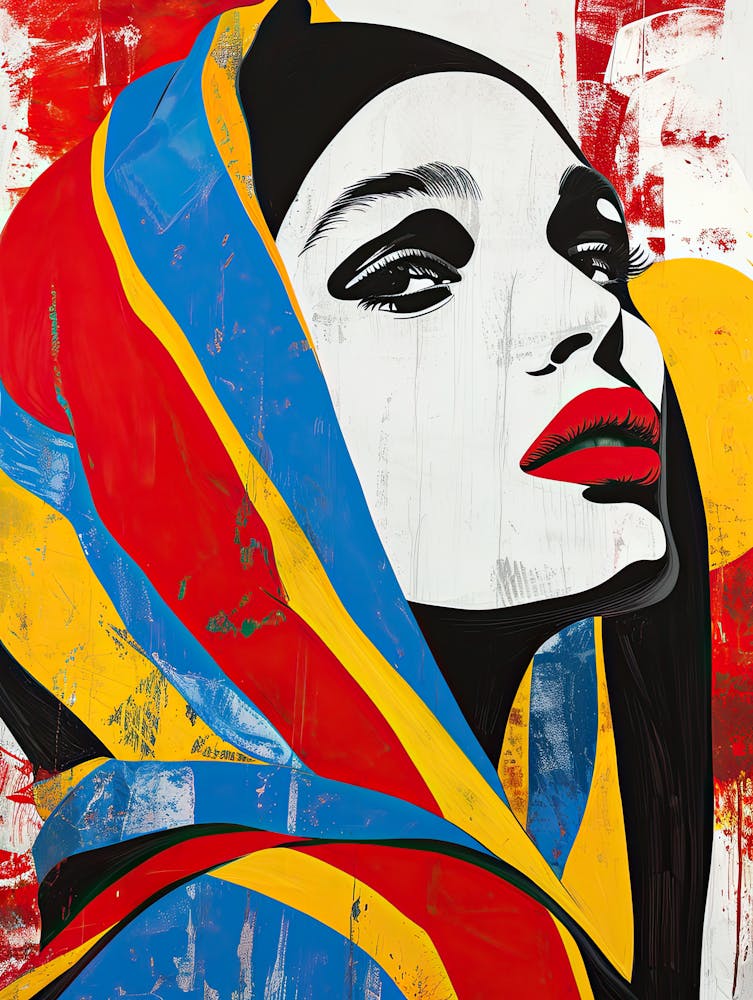 Muslim Woman, Pop Art
