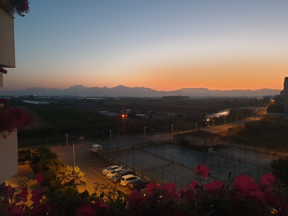 Sunset From The Balcony