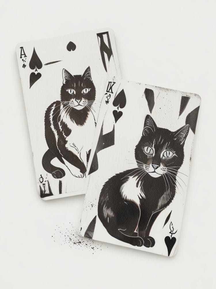 Cat Playing Cards